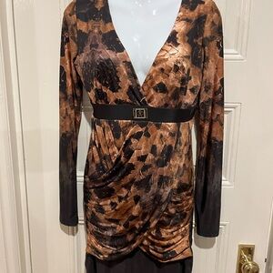 SEXY Animal Print Roberto Cavalli Dress Size 38 NWT MINT Euro 1,550